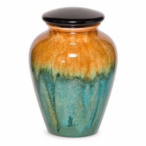 Classic Memorial Blue Green Black <b>Keepsake</b> Cremation Urns <b>for</b> Cats/Dogs Funeral <b>Ashes</b> Metal Brass/Aluminum - Product Image 5