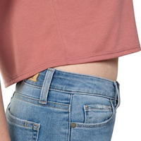 Kaos Wanita Grosir Polos Lengan Pendek Kerah Bulat Slim Fit Rajutan Crop Top Bahan Bernapas Pakaian Kasual Musim Panas Logo Custom