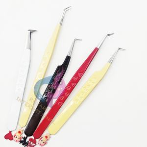 Pinzas Profesionales para Pestañas de Acero Inoxidable Antimagnéticas de Precisión con Punta en Ángulo de 90 Grados y 45 Grados CNC - Product Image 6