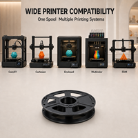 Bobine de filament d'imprimante 3D FDM en plastique vide moulée par injection, réutilisable, 200 mm, personnalisée, directement de l'usine, pour PLA, PETG, ABS