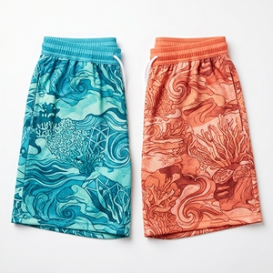 Custom Cyberpunk <b>Abstract</b> Brush Stroke Camouflage Graphic Mesh Shorts Men’s Athletic Sublimation Basketball Training Shorts - Product Image 6