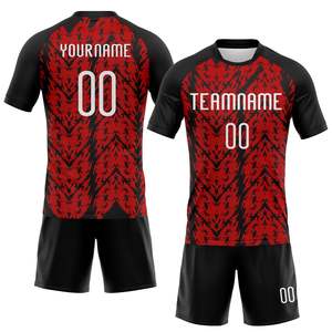 Personalized Sublimated 100% Polyester Sports Uniform Set OEM <b>Custom</b> Jersey Training Shorts Wholesale Club Team Apparel Wear - Product Image 1