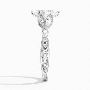 Elegante Anillo de Cristal Blanco Plateado para Mujer, Anillo de Joyería de Moda Brillante para Boda, Compromiso, Aniversario - Product Image 3