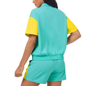Ensemble short coupe-vent en nylon pour femme, deux pièces, vêtements de sport décontractés, séchage rapide, course à pied, entraînement, streetwear d'été - Product Image 4