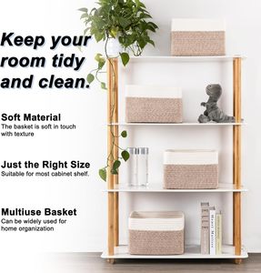 Best Price Cotton <b>Basket</b> High Quality Rope Cord for Home Office <b>Storage</b> Simple Style for Elegant Decoration Made in Vietnam - Product Image 3