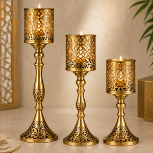 Queen Decor Rose Design <b>Candlestick</b> <b>Holder</b> Minimizes Wax Spills Enhances Safety for Home Wedding Decorations Candle <b>Holder</b> - Product Image 5