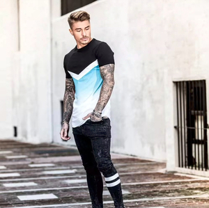<b>Explosive</b> Models Mens Soft Breathable t Shirts Top High Quality Men's Vintage Custom Hip-hop T-shirts - Product Image 5