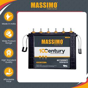 Top Notch Quality Bulk Supply MASSIMO 320Ah 12V <b>Tall</b> Tubular Battery Lead Acid Power Solution with 1500+ Cycles at Low Price - Product Image 3