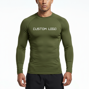 Quick Dry <b>Compression</b> <b>Shirt</b> Men Fitness Running Sportswear Supplier Factory - Product Image 1