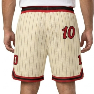 Shorts de basketball pour hommes personnalisés, multicolores, respirants, à taille élastique et taille haute, coupe ample, séchage rapide, sport décontracté, été - Product Image 4