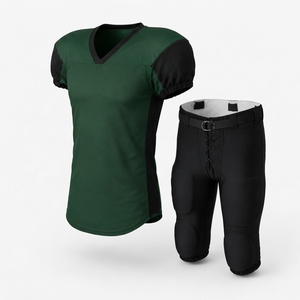 Uniforme de Fútbol Americano de Alta Calidad 100% Poliéster, Jersey Deportivo Personalizado para Equipos, Pantalones a Juego con Impresión por Transferencia de Calor, Transpirable - Product Image 1