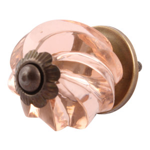 Handmade Premium Quality <b>Pink</b> Crystal Glass Modern Cabinet <b>Knobs</b> <b>Drawer</b> Pulls Dresser Handles Stylish Hardware - Product Image 2