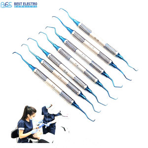 Ensemble de curettes dentaires de haute qualité, dernier modèle, en vente, nouvelle arrivée, ensemble de curettes dentaires légères - Product Image 1