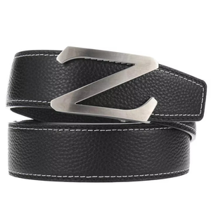 Cinturones de Cuero Genuino Hechos en Fábrica a Precio de Mayoreo, Cinturón de Cuero Vacuno Premium con Logotipo Personalizado para Hombre - Product Image 3