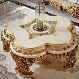 Exclusivo Juego de Sofás de Madera de Teca Sólida de Lujo, Estilo Real Europeo Clásico, Tallado a Mano, Muebles Antiguos para Sala de Estar - Product Image 5