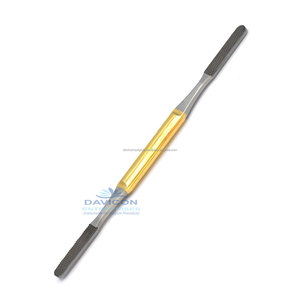 Fomon Rasp Nasal TC 21cm 8-1/4 pouces Double extrémité Fig 1/2 P 0.8mm 1.1mm Réutilisable Acier Inoxydable Chirurgical pour Rhinoplastie Osseuse Nasale - Product Image 5