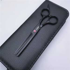 Juego de Tijeras Profesionales de Titanio Violeta, Tijeras de Corte Ligeras de Una Sola Cara, Extra Afiladas, para Peluquería - Product Image 3