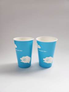 Vaso de papel desechable impreso personalizado OEM para bebidas frías y calientes, empaque de calidad alimentaria - Product Image 6