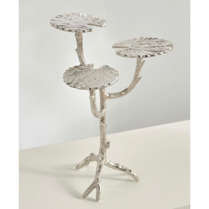 Silver Shiny Polished Leaves Designer Prime Quality Metal Made <b>Home</b> <b>Table</b> Centerpiece Food Items Serving Luxury Bowls Supply - Product Image 5