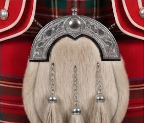 Scottish Highland Red Doublet <b>Blazer</b> <b>for</b> <b>Men</b> Woolen Formal Uniform Jacket with <b>White</b> Trim Silver Braid <b>for</b> Pipe Band - Product Image 5