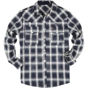 T-shirt de sécurité anti-arc électrique ignifuge USA Hot Sale CAT2/HRC2, pull FRC ignifuge, chemises FR en coton 6.5OZ - Product Image 1