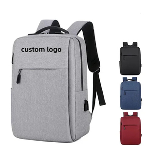 Nylon <b>Backpack</b> With Adjustable <b>Strap</b> Zipper Closure 20-30L Capacity Unisex Casual Daily Use Solid Color Durable Design - Product Image 4