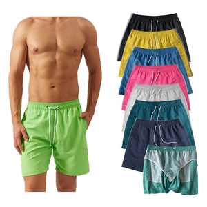 Pantalones cortos de baloncesto para hombre, de malla elástica, impermeables, de secado rápido, para gimnasio, con logo personalizado. - Product Image 1