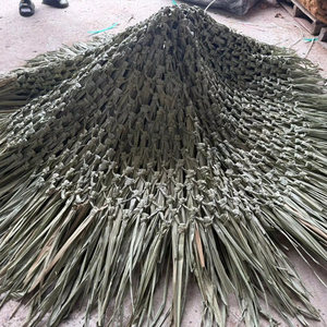 Handmade Dried Coconut Leaf Weave CYPERUS-TYPHA SEWN GRASS MAT Thatch Umbrella Proofing Natural Christmas Decoration Buddhism - Product Image 1