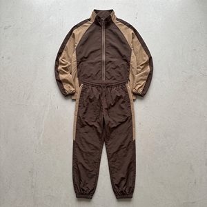 Conjunto de chándal OEM para hombre: Chaqueta cortavientos con cremallera completa y pantalones jogger, conjunto de 2 piezas al por mayor, chaqueta de nailon impermeable personalizada. - Product Image 2