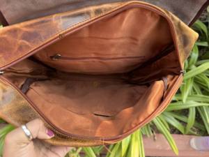 Nouveau design Sac à dos en cuir Crunch Sac à dos élégant en cuir véritable à usages multiples Offre Spéciale Vente en gros Produit en vrac Sacs unisexes - Product Image 6