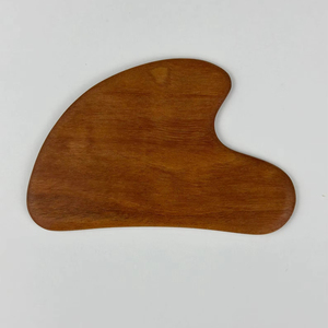 Eco-Friendly Rustic Wooden Gua Sha <b>Face</b> Massager with Solid Acacia Wood Crafts for Muscle Relaxation-New Year Gift - Product Image 1