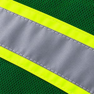 Gilet de sécurité haute visibilité unisexe Iron Mark en coton avec poches, certifié CE, détection des aiguilles - Product Image 6