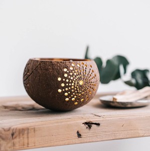 High quality tealight <b>holder</b> coconut candle <b>tea</b> <b>light</b> <b>holders</b> for ambient dining centerpieces - Product Image 6