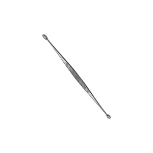Cureta Ósea de Doble Extremo de 140 mm, Instrumento Quirúrgico de Acero Inoxidable, No Estéril, Reutilizable, Herramienta Médica Ortopédica - Product Image 1