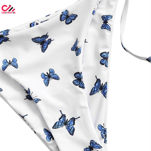 Conjunto de Bikini Personalizado para Mujer, Traje de Baño de Dos Piezas con Logotipo Personalizado en la Parte Delantera, Ecológico, de Secado Rápido, para Playa y Piscina de Verano - Product Image 4