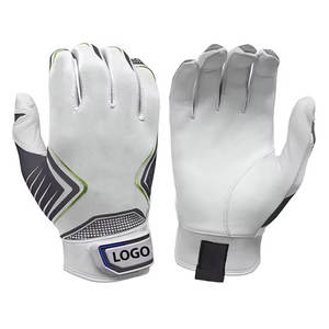 Guantes de Béisbol de Cuero Ligeros para Bateo, Guantes Transpirables para Receptor con Agarre, Equipo de Entrenamiento, Logotipo Personalizado - Product Image 1