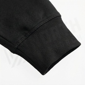Men's Black Geometric Hooded <b>Tracksuit</b> Full Zip Casual Sportswear With Side Pockets Regular Fit Autumn Wear - Product Image 6
