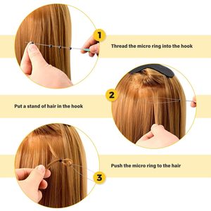 Hair <b>Extension</b> Pliers Durable Stainless Steel Tool For Hair <b>Extension</b> Installation And Bead Adjustment - Product Image 5