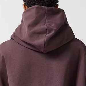 Sweat-shirts à capuche unisexes surdimensionnés en molleton épais, à épaules tombantes, unis et vierges, personnalisables pour hommes, poids lourd 500 g/m² - Product Image 5