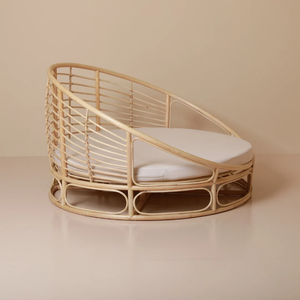 Chaise longue d'extérieur en rotin de qualité supérieure, chaise Papasan pour jardin, vente en gros depuis le Vietnam - Product Image 3