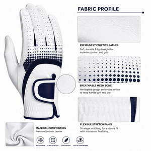 Low Price Unisex Golf <b>Gloves</b> Breathable Lightweight With Flexible Grip <b>Moisture</b> Wicking Comfortable Fit for Tournament Play - Product Image 5