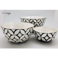 Bol en Capiz Fait Main de Luxe, Texture Naturelle Unique, Moderne et Élégant, pour Snacks et Fruits, Accessoire Décoratif, Décoration de Table