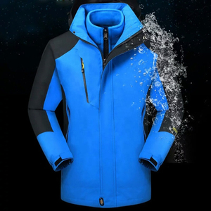 Waterproof Outdoor Jacket Men Women Fleece Inner Detachable Hood Windproof Winter Ski Hiking Coat Wholesale OEM - Product Image 5