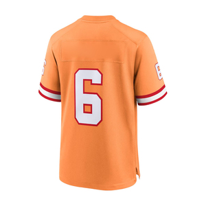 New Arrival Printed Quick Dry Breathable Plus Size Short Sleeve American Football Jersey OEM Sports Wear Unisex 100% Polyester - Product Image 2