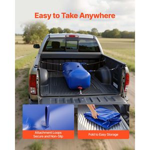 "30 Gallon RV Water <b>Storage</b> Bladder Large Capacity <b>Collapsible</b> Leakproof Portable Soft Water Container" - Product Image 6