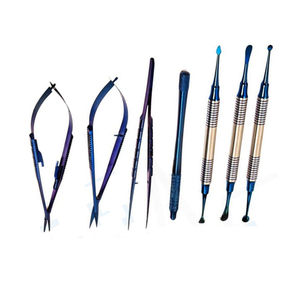 Kit de chirurgie micro-orale 7 pièces réutilisable, ensemble manuel de chirurgie parodontale bleu, instruments chirurgicaux CE certifiés Power Bur Amrid - Product Image 6