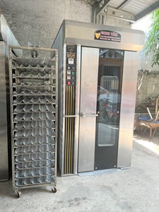 16-Tray Electric <b>Rotary</b> Oven Hot 2025 Bakery 380V Automatic Portable Overheat Protection 1 Year Warranty Vietnam Quality LX16M - Product Image 5