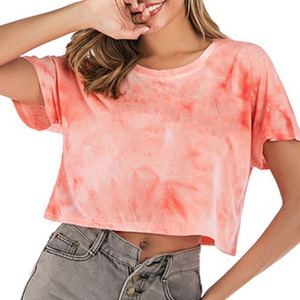 High Quality Women Best Material Polyester Cotton T-Shirt O Neck Casual Street Style Breathable and Regular Fit for Summer Shirt - Product Image 2