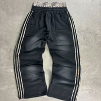 Ensemble de sportswear décontracté unisexe surdimensionné pour l'hiver, style gothique Harajuku Y2K, tenue deux pièces en polaire légère, style américain haut de gamme