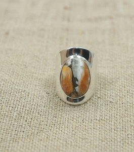 925 Sterling Silver Oyster Turquoise Statement <b>Ring</b> Yellow & Rose Gold Plated Handmade Artisan Geometric Jewellery <b>Ring</b> for Her - Product Image 3